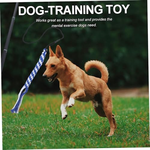 BELLIFFY Ausziehbarer Hundespielzeug Flirtstange Interaktives Trainingsspielzeug für Große Hunde mit Verlängerbarem Stab und Sicherem Abstand zum Schutz vor Kratzern BELLIFFY Ausziehbarer Hundespielzeug Flirtstange Interaktives Trainingsspielzeug für Große Hunde mit Verlängerbarem Stab und Sicherem Abstand zum Schutz vor Kratzern von BELLIFFY