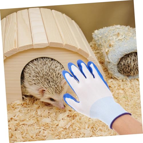 BELLIFFY Bissfeste Animal Handling Handschuhe für Haustiere und Kleine Tiere Langlebig und Kratzfest mit Hoher Komfortpassform für Sicheren Schutz bei Training und Pflege von Hamster Katze von BELLIFFY