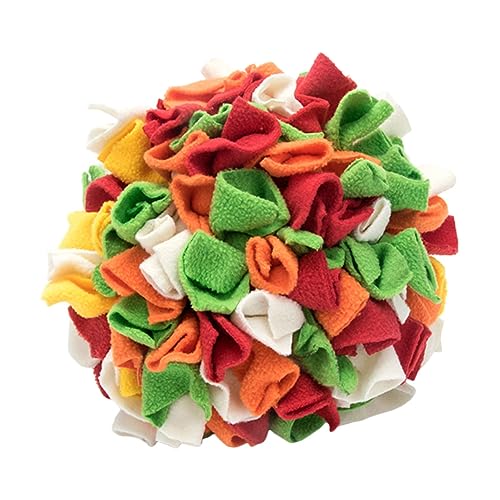BELLIFFY Haustier Hund Sniff Spielzeug Welpen Spielzeug Haustier Hund Kauen Spielzeug Slow Feeder Pet Snuffle 5 Helle Farben BELLIFFY Haustier Hund Sniff Spielzeug Welpen Spielzeug Haustier Hund Kauen Spielzeug Slow Feeder Pet Snuffle 5 Helle Farben von BELLIFFY