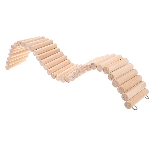 BELLIFFY Flexible Hamsterleiter Holz Lange Brücke Klettergerät Für Kleintiere Spielzeug Für Hamster Chinchilla BELLIFFY Flexible Hamsterleiter Holz Lange Brücke Klettergerät Für Kleintiere Spielzeug Für Hamster Chinchilla von BELLIFFY