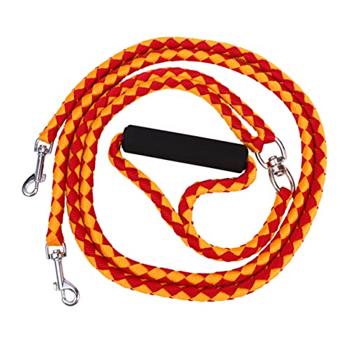 BELLIFFY Doppelt Geflochtene Hundeleine Mit Gewebtem Halsband 1 Stück Für Große Und Mittelgroße Hunde Robustes Handgeflechtseil Ideal Für Outdoor Aktivitäten Rot + BELLIFFY Doppelt Geflochtene Hundeleine Mit Gewebtem Halsband 1 Stück Für Große Und Mittelgroße Hunde Robustes Handgeflechtseil Ideal Für Outdoor Aktivitäten Rot + von BELLIFFY