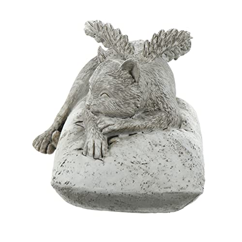 BELLIFFY Engel Haustier Statue Katze Memorial Harz Garten Ornament Sympathie Katze von BELLIFFY
