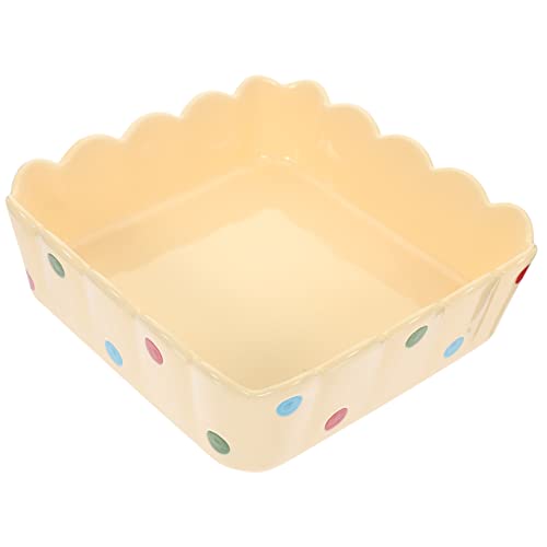 BELLIFFY Kleiner Für Hamster Und Meerschweinchen Keramische Anti- Futterschüssel Für Wasser Und Futter Für Kleine Haustiere Zufälligen Farben von BELLIFFY