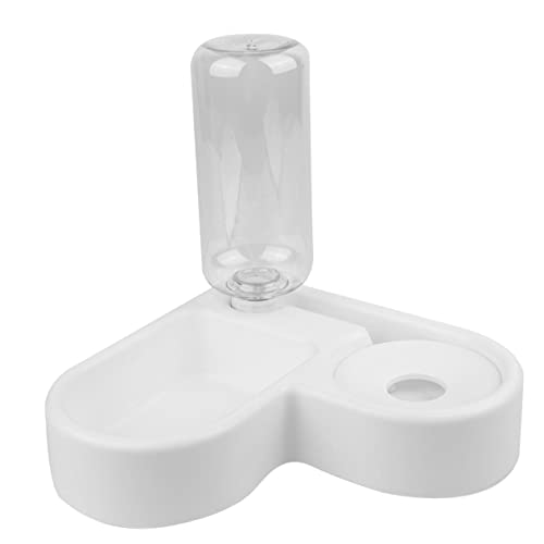 BELLIFFY Automatischer Wasserspender Für Haustiere 500 Ml Flasche Abnehmbare Düse – Futternapf Für Katzen Und Hunde Öko-doppelnäpfe Weiß BELLIFFY Automatischer Wasserspender Für Haustiere 500 Ml Flasche Abnehmbare Düse – Futternapf Für Katzen Und Hunde Öko-doppelnäpfe Weiß von BELLIFFY