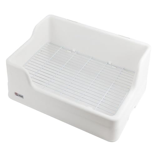 BELLIFFY Große Kaninchentoilette mit Abnehmbarem Trenngitter rutschfeste Kleintier streuwanne Hygienische Hamster Meerschweinchen Toilette Einfach zu Reinigen Geeignet als Trainer wc für BELLIFFY Große Kaninchentoilette mit Abnehmbarem Trenngitter rutschfeste Kleintier streuwanne Hygienische Hamster Meerschweinchen Toilette Einfach zu Reinigen Geeignet als Trainer wc für von BELLIFFY