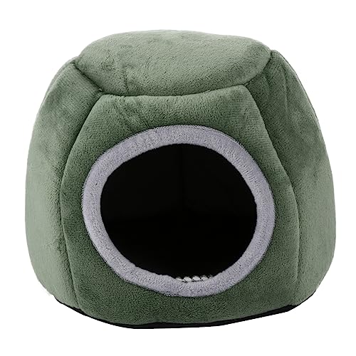 BELLIFFY Hamster-baumwollnest Warmes Plüschbett Kleines Haustier-schlafhaus Winter-unterkunft Spiel-und Ruheplatz von BELLIFFY