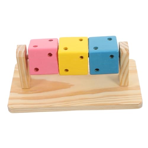 BELLIFFY Holz Würfel Spielzeug Für Hamster Kaninchen Meerschweinchen Kauspielzeug Aus Naturholz Für Kleintiere Haustier Nager Spielzeug Mit Nagen Funktion Für Häschen Und Mäuse BELLIFFY Holz Würfel Spielzeug Für Hamster Kaninchen Meerschweinchen Kauspielzeug Aus Naturholz Für Kleintiere Haustier Nager Spielzeug Mit Nagen Funktion Für Häschen Und Mäuse von BELLIFFY