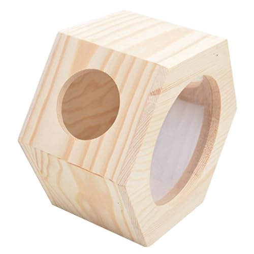 BELLIFFY Hamsterhaus Aus Holz Für Kleintiere Mehrkammernhaus Mit Spielzeug Für Hamster Und Chinchillas Rattenschloss Zum Klettern Und Schlafen BELLIFFY Hamsterhaus Aus Holz Für Kleintiere Mehrkammernhaus Mit Spielzeug Für Hamster Und Chinchillas Rattenschloss Zum Klettern Und Schlafen von BELLIFFY