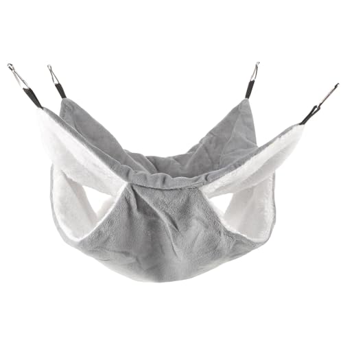 BELLIFFY Bequeme Hängematte für Hamster Meerschweinchen Ratten Zartes Warmes Haustierzubehör für Kleine Tiere aus Weichem Flusenmaterial Hängendes Schlaf und Spielbett BELLIFFY Bequeme Hängematte für Hamster Meerschweinchen Ratten Zartes Warmes Haustierzubehör für Kleine Tiere aus Weichem Flusenmaterial Hängendes Schlaf und Spielbett von BELLIFFY