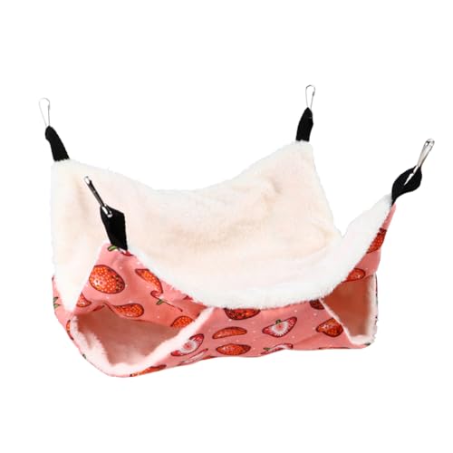 BELLIFFY Gemütliches Hängemattennest Für Hamster Plüsch Warm Und Isoliert Für Haustiere BELLIFFY Gemütliches Hängemattennest Für Hamster Plüsch Warm Und Isoliert Für Haustiere von BELLIFFY