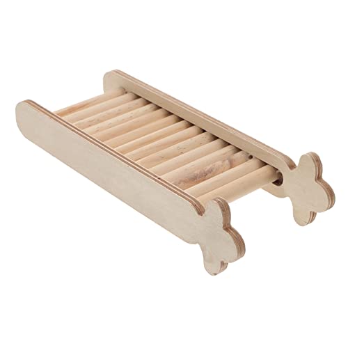 BELLIFFY Holzleiter Für Kleintiere Kletterleiter Spielzeug Trainingsleiter Für Hamster Ratten Und Chinchillas Sicher Und Geruchsneutral BELLIFFY Holzleiter Für Kleintiere Kletterleiter Spielzeug Trainingsleiter Für Hamster Ratten Und Chinchillas Sicher Und Geruchsneutral von BELLIFFY