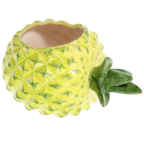 BELLIFFY Keramik-hamsterhaus Ananas-Form Hamsterversteck Schlafnest Für Haustiere Dekorativ Wiederverwendbar Kühles Nest von BELLIFFY