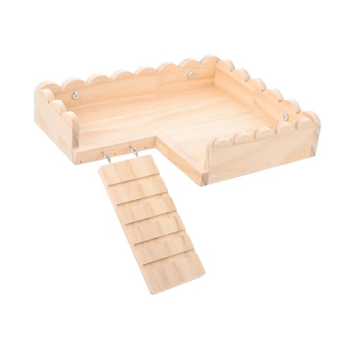 BELLIFFY Hamsterleiter Aus Holz Futtersuchspielzeug Sitzbrett Für Haustiere BELLIFFY Hamsterleiter Aus Holz Futtersuchspielzeug Sitzbrett Für Haustiere von BELLIFFY