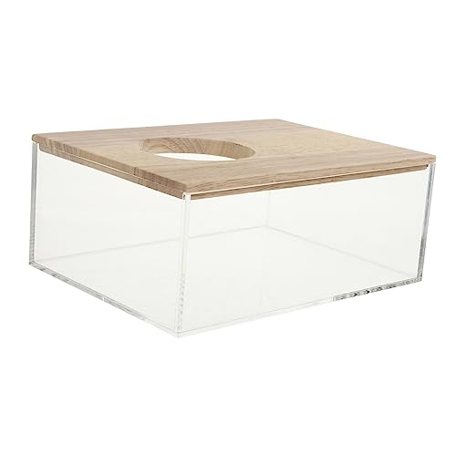 BELLIFFY Hamster Sandbad Mit Transparentem Design Multifunktionale Badewanne Für Chinchillas Und Kleintiere Einfache Reinigung Acrylmaterial Als Toilette Und Sandbad BELLIFFY Hamster Sandbad Mit Transparentem Design Multifunktionale Badewanne Für Chinchillas Und Kleintiere Einfache Reinigung Acrylmaterial Als Toilette Und Sandbad von BELLIFFY