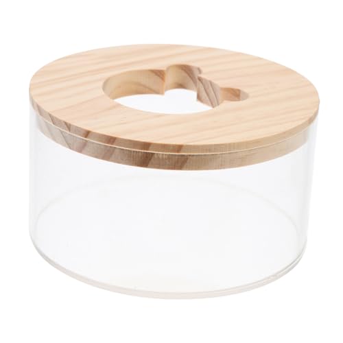 BELLIFFY Hamster Sandbad Für Toilette Mini Acryl Haustier Sandkasten Versteck von BELLIFFY