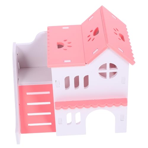 BELLIFFY Kleintierhaus Für Hamster Und Meerschweinchen Vielseitiges Versteck Bunte Villa Für Nager Für Dwarf Hamster Ratten Und Kleine Tiere Sicheres Spielzeug Und Schlafplatz von BELLIFFY