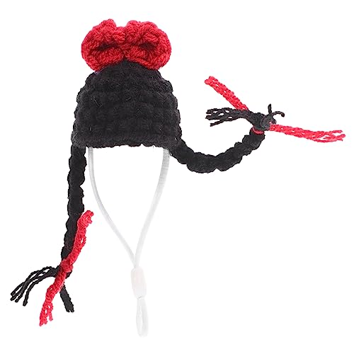 BELLIFFY Elegante Strickmütze Für Haustiere Kopfbedeckung Für Chinchillas Requisitenmütze Meerschweinchen Hamster Ratten Leicht Zu Tragen BELLIFFY Elegante Strickmütze Für Haustiere Kopfbedeckung Für Chinchillas Requisitenmütze Meerschweinchen Hamster Ratten Leicht Zu Tragen von BELLIFFY