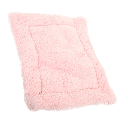 BELLIFFY Hamsterstreu hamsterbett pet Heating pad Tier Schlafpolster Hamsternest Meerschweinchen Plüschbett Haustier-Schlafbett warmes Haustiersofa Ruhebetten für Haustiere Sherpa Rosa BELLIFFY Hamsterstreu hamsterbett pet Heating pad Tier Schlafpolster Hamsternest Meerschweinchen Plüschbett Haustier-Schlafbett warmes Haustiersofa Ruhebetten für Haustiere Sherpa Rosa von BELLIFFY