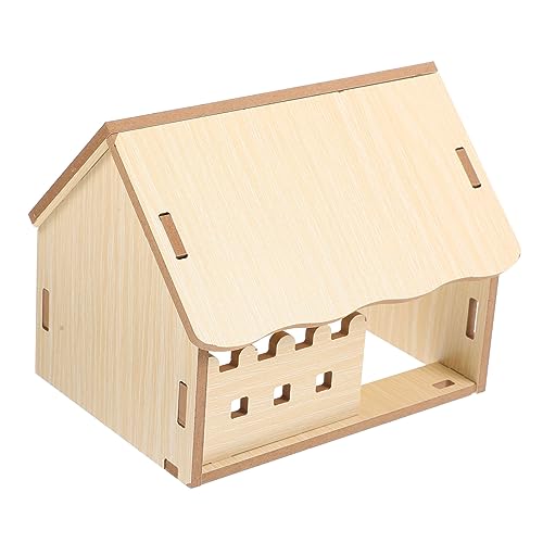 BELLIFFY Hamsterhäuser und Verstecke Meerschweinchen-Holzhütte Meerschweinchen-Versteck Plattform Käfig- leicht zu reinigendes Design BELLIFFY Hamsterhäuser und Verstecke Meerschweinchen-Holzhütte Meerschweinchen-Versteck Plattform Käfig- leicht zu reinigendes Design von BELLIFFY