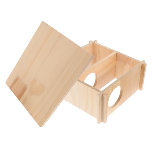 BELLIFFY Holzversteck Für Hamster Multifunktionale Rückzugsorte Für Kleintiere Als Schlafhaus Oder Spielzeug Sicher Und Langlebig Für Meerschweinchen Und Zwerghamster BELLIFFY Holzversteck Für Hamster Multifunktionale Rückzugsorte Für Kleintiere Als Schlafhaus Oder Spielzeug Sicher Und Langlebig Für Meerschweinchen Und Zwerghamster von BELLIFFY