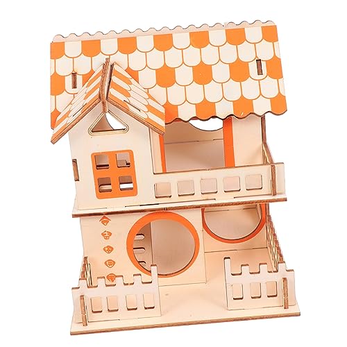 BELLIFFY Kleines Ebene Holz Versteck Hamster Haus Hütte Atmungsaktives Hamsterhausspielzeug für Zwerghamster und Kleintiere Sicherer Rückzugsort für Spiel und Entspannung BELLIFFY Kleines Ebene Holz Versteck Hamster Haus Hütte Atmungsaktives Hamsterhausspielzeug für Zwerghamster und Kleintiere Sicherer Rückzugsort für Spiel und Entspannung von BELLIFFY