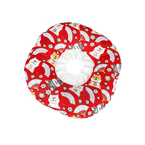 BELLIFFY Pet Headgear Für Hunde Und Katzen Antileck Und Antikratz-Halskrause Atmungsaktiv Verstellbar Für Kleine Hunde Und Katzen s Rot Pfotenschutz Süßes Design Stilvoll Und Bequem BELLIFFY Pet Headgear Für Hunde Und Katzen Antileck Und Antikratz-Halskrause Atmungsaktiv Verstellbar Für Kleine Hunde Und Katzen s Rot Pfotenschutz Süßes Design Stilvoll Und Bequem von BELLIFFY