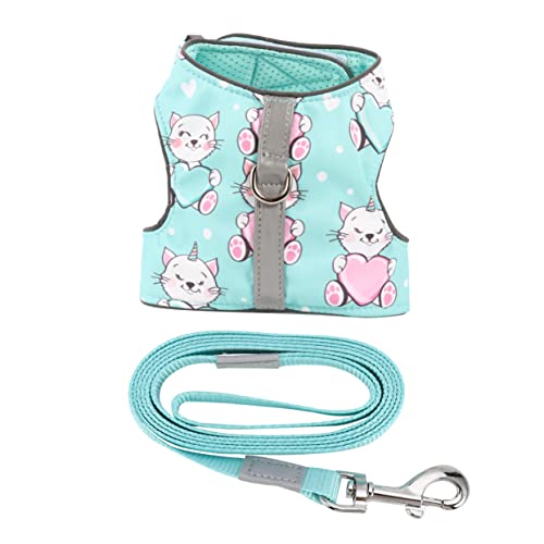 BELLIFFY Haustier Katzengeschirr Hundegeschirr Katzengeschirr klein reflektierende Jacke Warnweste cat Leash cat Harnesses Leine Fluchtsicheres Katzengeschirr Katzenweste Polyester Green BELLIFFY Haustier Katzengeschirr Hundegeschirr Katzengeschirr klein reflektierende Jacke Warnweste cat Leash cat Harnesses Leine Fluchtsicheres Katzengeschirr Katzenweste Polyester Green von BELLIFFY