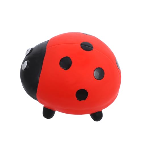 BELLIFFY Latex-kauspielzeug Für Hunde Marienkäfer-Design Mit Quietschfunktion Geeignet Für Welpen Zum Beißtraining Und Spielen Langlebiges Hundespielzeug Für Interaktive Beschäftigung von BELLIFFY