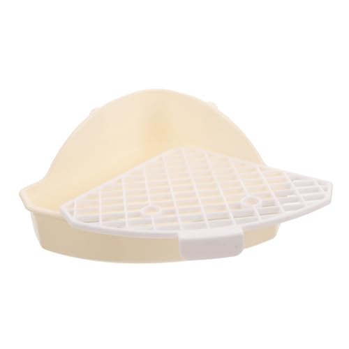 BELLIFFY Haustier Töpfchen Haustierpfanne Für Tiere Haustierstreubecken Haustiertöpfchen Aus Kunststoff Ecktöpfchen Für Kleintiere Kaninchentoilette Kleintiertoilette Weiß Plastik BELLIFFY Haustier Töpfchen Haustierpfanne Für Tiere Haustierstreubecken Haustiertöpfchen Aus Kunststoff Ecktöpfchen Für Kleintiere Kaninchentoilette Kleintiertoilette Weiß Plastik von BELLIFFY