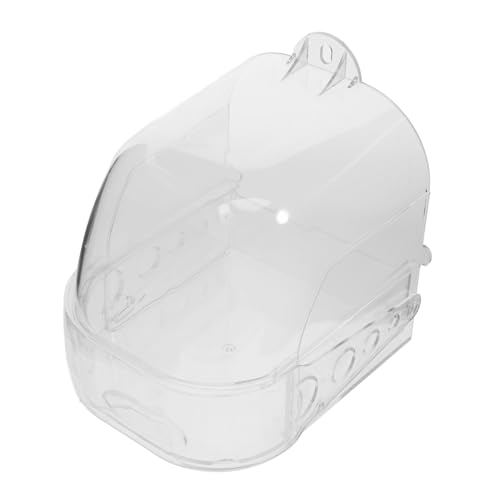BELLIFFY Papageien-duschbox Mit Schublade – Für Käfig Papageienbadewanne Für Käfig – Papageienbadezimmer Badewanne Für Haustiere Leicht Zu Reinigen von BELLIFFY