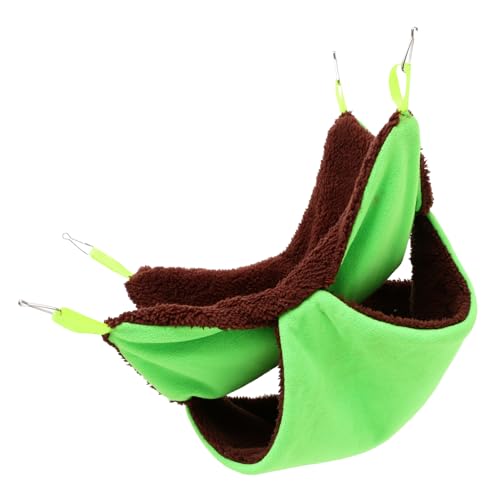BELLIFFY Warm Hamster Haus Komfortables Versteck Für Meerschweinchen Und Hamster Kuschelige Hängematte Für Kleine Tiere Aus Atmungsaktivem Baumwollmaterial Für Jahreszeiten von BELLIFFY