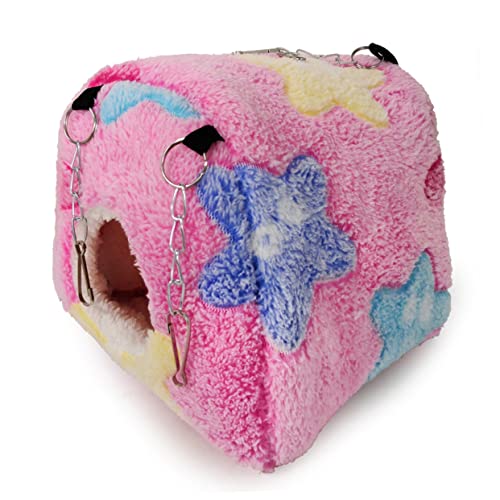 BELLIFFY Haustier-schlafbett Bequemes Warmes Hamsternest Stabiles Tierbett Hängematte Für Unterwegs Zufällige Farbe von BELLIFFY