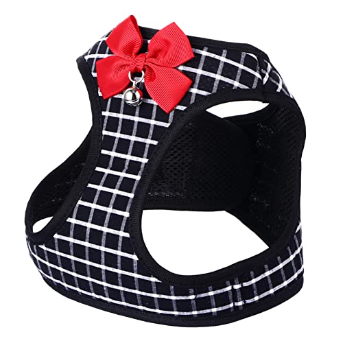 BELLIFFY Haustiergeschirr Brustgurt Set Hundeweste Geschirr Haustier Zugseil Bequem für Ausflüge Schwarz BELLIFFY Haustiergeschirr Brustgurt Set Hundeweste Geschirr Haustier Zugseil Bequem für Ausflüge Schwarz von BELLIFFY