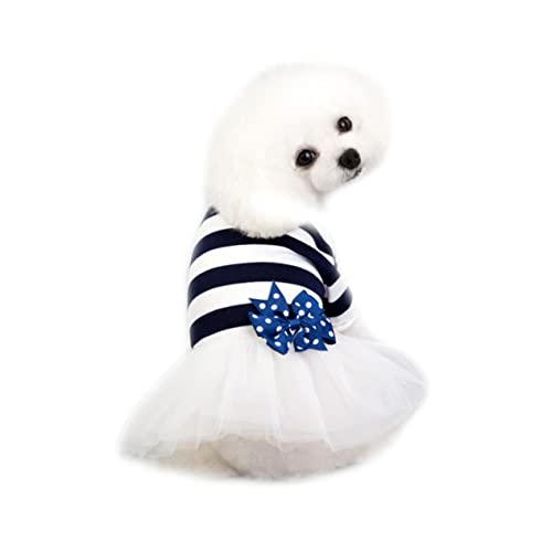 BELLIFFY Hundekleid Mit Tüllrock Und Schleife Dunkelblau Bequemes Tutu Für Haustiere Für Alltag Fotografie Und Besondere Anlässe BELLIFFY Hundekleid Mit Tüllrock Und Schleife Dunkelblau Bequemes Tutu Für Haustiere Für Alltag Fotografie Und Besondere Anlässe von BELLIFFY