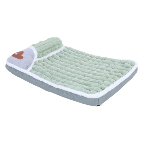 BELLIFFY Haustiermatte Hundematratze beruhigendes Welpenbett Hundeschlafsofa Hundebetten Isoliertes Haustierbett rechteckiges hundebett hundebox pad Haustierschlafbett Samt Hellgrün BELLIFFY Haustiermatte Hundematratze beruhigendes Welpenbett Hundeschlafsofa Hundebetten Isoliertes Haustierbett rechteckiges hundebett hundebox pad Haustierschlafbett Samt Hellgrün von BELLIFFY