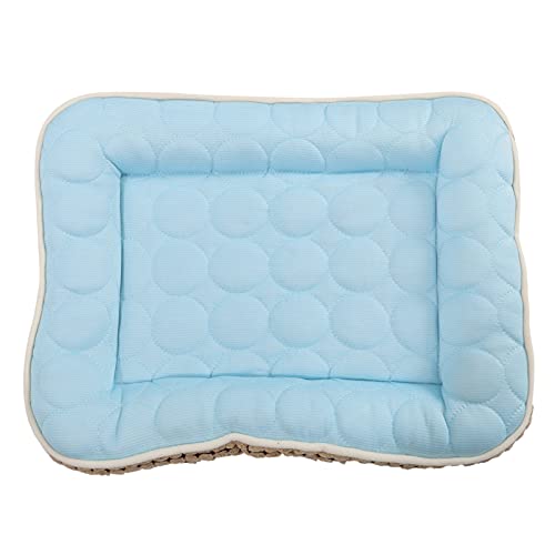BELLIFFY Haustiermatte Kühldecke Für Haustiere Pads Für Hunde Hundebett Haustierbett Hundekissen Kühlbetten Für Hunde Sommerkissen Für Katzen Kühlmatte Für Katzen Hundefrost Blue Baumwolle BELLIFFY Haustiermatte Kühldecke Für Haustiere Pads Für Hunde Hundebett Haustierbett Hundekissen Kühlbetten Für Hunde Sommerkissen Für Katzen Kühlmatte Für Katzen Hundefrost Blue Baumwolle von BELLIFFY