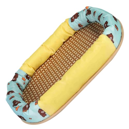 BELLIFFY Haustiermatte Nest Katzenbett Wasserdicht Haustiermatte Außendekoration Haustier Kühlmatte Outdoor Hundebett Pro Sommerbett Haustier Kühlbett Haustier Hundepflanze von BELLIFFY