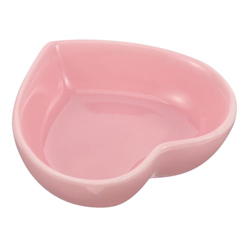 BELLIFFY Herzförmiger Keramik-futternapf Für Kleintiere Ratten Hamster Und Meerschweinchen-schüssel rutschfest Spülmaschinenfest Für Futter Und Wasser BELLIFFY Herzförmiger Keramik-futternapf Für Kleintiere Ratten Hamster Und Meerschweinchen-schüssel rutschfest Spülmaschinenfest Für Futter Und Wasser von BELLIFFY