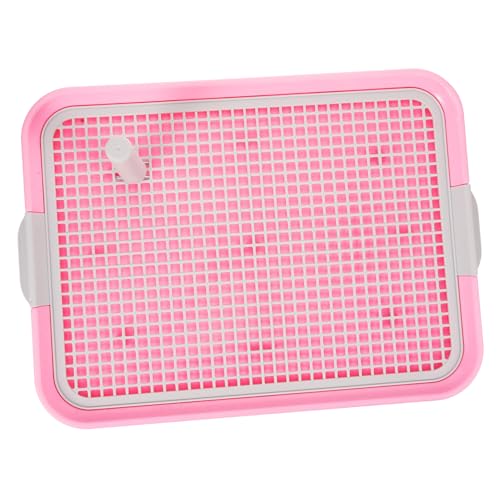 BELLIFFY Haustiertoilette Hundezucht haustierbett Haustiertraining hundezubehör Hundeketten für draußen Welpentrainingstoilette Bad Mesh-Toilette für Haustiere Haustierzubehör Plastik Rosa BELLIFFY Haustiertoilette Hundezucht haustierbett Haustiertraining hundezubehör Hundeketten für draußen Welpentrainingstoilette Bad Mesh-Toilette für Haustiere Haustierzubehör Plastik Rosa von BELLIFFY