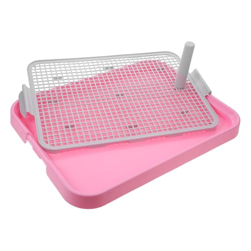 BELLIFFY Haustiertoilette Post Welpe Töpfchentrainingsspray für Hunde Hund pinkel tablett Haustierkäfig Bad pet Supplies hundetoiletten Heimtierbedarf Katzentrainings-Töpfchen Plastik Rosa BELLIFFY Haustiertoilette Post Welpe Töpfchentrainingsspray für Hunde Hund pinkel tablett Haustierkäfig Bad pet Supplies hundetoiletten Heimtierbedarf Katzentrainings-Töpfchen Plastik Rosa von BELLIFFY