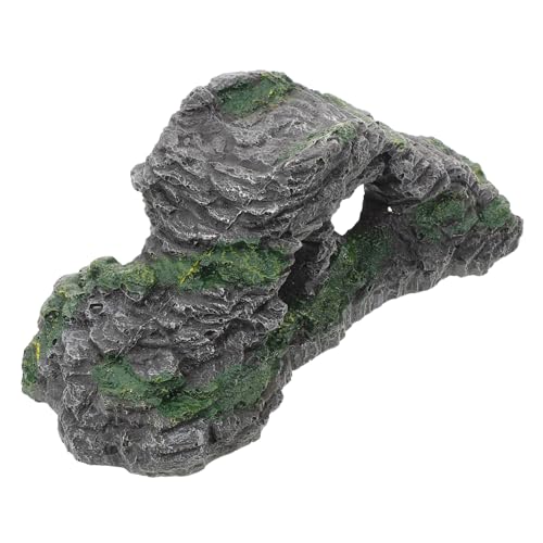 BELLIFFY Aquatische Schildkröte Sonnenplattform Harz 21x10x7 Schildkröte Verstecken Aquarium Zubehör Aquarium von BELLIFFY