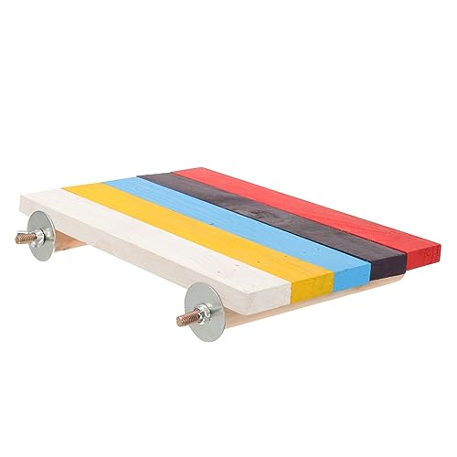 BELLIFFY Holz Hamster Kletterplattform für Kleintiere Stabile Holzstruktur Einfache für Hamsterkäfige Fördert Bewegung Zufällige Farbe BELLIFFY Holz Hamster Kletterplattform für Kleintiere Stabile Holzstruktur Einfache für Hamsterkäfige Fördert Bewegung Zufällige Farbe von BELLIFFY