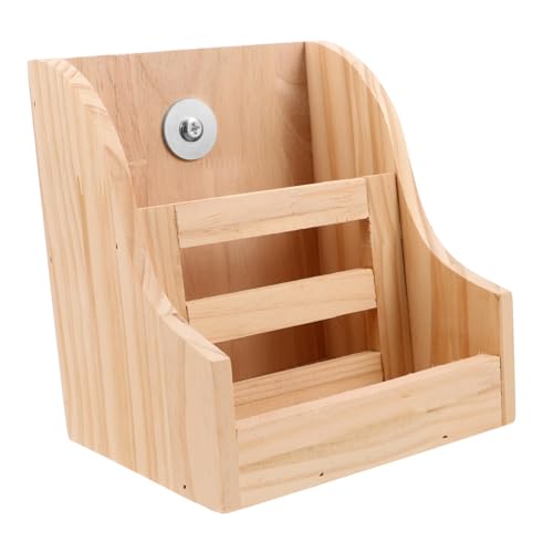 BELLIFFY Holz Heuraufe mit Napfschale Stabiles Futtergestell für Kaninchen Meerschweinchen Chinchilla Integrierter Heuhalter für Kleine Haustiere Einfache Installation Natürliche BELLIFFY Holz Heuraufe mit Napfschale Stabiles Futtergestell für Kaninchen Meerschweinchen Chinchilla Integrierter Heuhalter für Kleine Haustiere Einfache Installation Natürliche von BELLIFFY