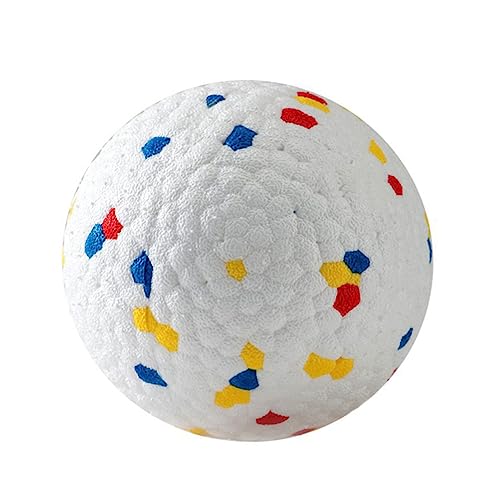 BELLIFFY Bissfestes Kauspielzeug für Hunde Interaktives Spielzeugball aus TPU Langlebig und Widerstandsfähig Geeignet für Welpen Trainings und Apportierfreundlich Quietschend und Sicher von BELLIFFY