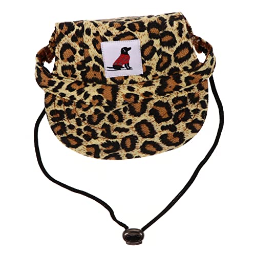 BELLIFFY Fashionable Dog Baseball Cap Verstellbare Haustier-mütze Für Sommer Outdoor-Schutz Uv-Schutz Geeignet Für Kleine Und Mittelgroße Hunde Aus Atmungsaktivem Oxford Canvas von BELLIFFY