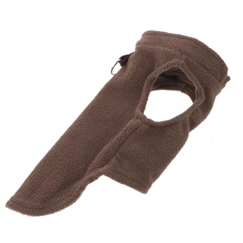 BELLIFFY Kleiner Hund Fleece-Weste Für Winter Ärmelloses Design Mit D- Leinenbefestigung Für Kleine Bis Mittelgroße Hunde Kaffee BELLIFFY Kleiner Hund Fleece-Weste Für Winter Ärmelloses Design Mit D- Leinenbefestigung Für Kleine Bis Mittelgroße Hunde Kaffee von BELLIFFY