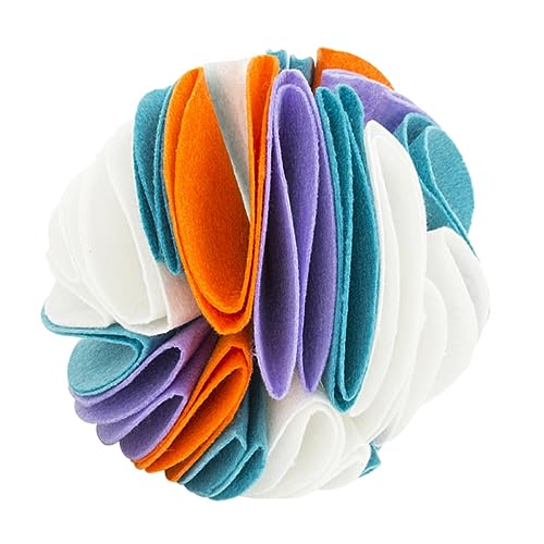 BELLIFFY Interaktives Haustierspielzeug Hund Sniffing Training Slow Feeder Molar Spielzeug Filz Material 20cm Weiß/orange BELLIFFY Interaktives Haustierspielzeug Hund Sniffing Training Slow Feeder Molar Spielzeug Filz Material 20cm Weiß/orange von BELLIFFY