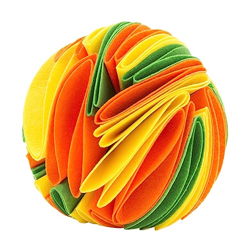 BELLIFFY Hundeschnüffelball Spielzeug für große Hunde Hundefuttermatte Puzzle-Spielzeug für Hunde Dog chew Toy hundekauspielzeuge Beißspielzeug für Hunde Kauspielzeug für Hunde Filzstoff BELLIFFY Hundeschnüffelball Spielzeug für große Hunde Hundefuttermatte Puzzle-Spielzeug für Hunde Dog chew Toy hundekauspielzeuge Beißspielzeug für Hunde Kauspielzeug für Hunde Filzstoff von BELLIFFY