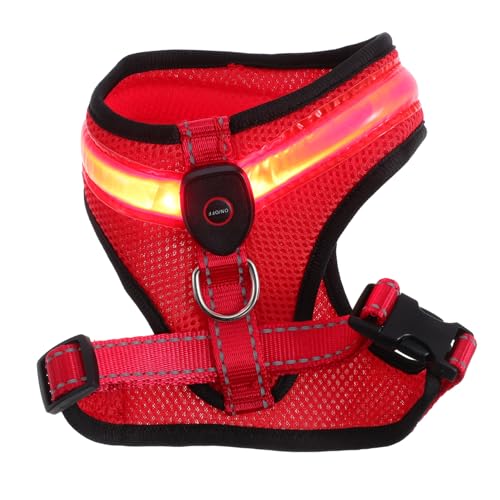 BELLIFFY Led Leucht Weste Für Hund Material Atmungsaktiv Mit USB Ladekabel Für Kleine Hunde Für Nächtliche BELLIFFY Led Leucht Weste Für Hund Material Atmungsaktiv Mit USB Ladekabel Für Kleine Hunde Für Nächtliche von BELLIFFY