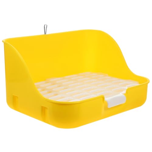 BELLIFFY Kaninchen Toilette Ecke Haustier Toilette Für Kleintiere Rechteckiges Urinal Für Kaninchen Meerschweinchen Und Andere Kleine Tiere Hygienisch Und Leicht Zu Reinigen BELLIFFY Kaninchen Toilette Ecke Haustier Toilette Für Kleintiere Rechteckiges Urinal Für Kaninchen Meerschweinchen Und Andere Kleine Tiere Hygienisch Und Leicht Zu Reinigen von BELLIFFY